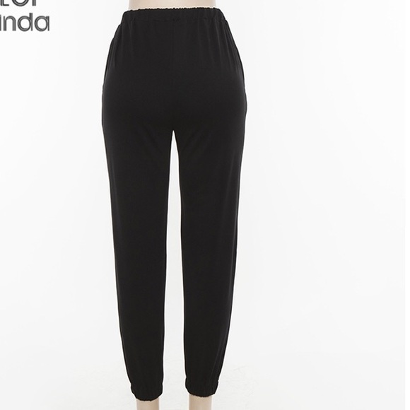 🖤SALE🖤 High waisted black sweatpants - Picture 6 of 6